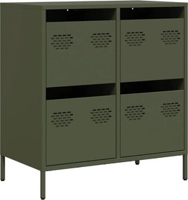 vidaXL Ντουλάπι Λαδί 68x39x73,5 εκ. από Χάλυβα Ψυχρής Έλασης