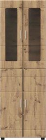 vidaXL Highboard FLORIN 60 x 35 x 182 εκ. Artisan Oak