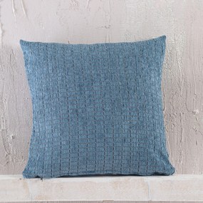 Διακοσμητική Μαξιλαροθήκη (40x40) Rythmos Corvet Μπλε