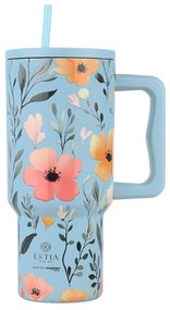 Θερμός Straw Tumbler XL Save The Aegean Sky Garden 900ml Estia 01-32036
