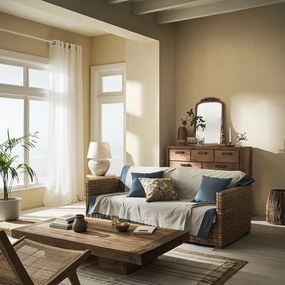 Ριχτάρι Rukia 269 Water Grey- Ocean Blue Gofis Home Διθέσιο 170x250cm Βαμβάκι-Πολυέστερ