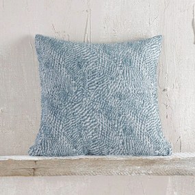 Μαξιλαροθήκη Διακοσμητική Fidel Blue Ρυθμός 40Χ40 Cotton,Chenille