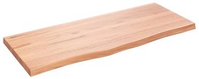 vidaXL Πάγκος Μπάνιου Αν. Καφέ 100x40x(2-4) εκ. Επεξεργ. Μασίφ Ξύλο