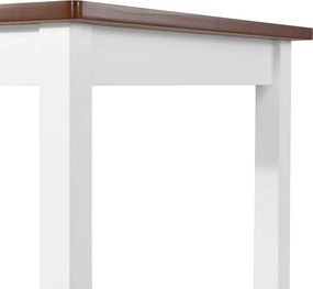vidaXL Τραπέζι Μπαρ 108 x 60 x 91 εκ. από Μασίφ Ξύλο