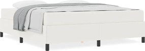 vidaXL Σκελετός Κρεβατιού με στρώμα Κρεμ 180 x 200 cm ύφασμα