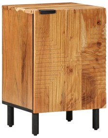 vidaXL Ντουλάπα Μπάνιου 38x33,5x58 εκ. Μασίφ ξύλο ακακίας