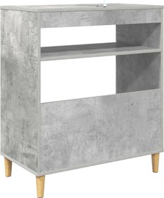 vidaXL Βάση πικάπ Γκρι Σκυροδέματος 71 x 39,5 x 83 εκ.