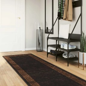 vidaXL Χαλί Runner MARSA Μαύρο 100 x 400 cm Πολυέστερ και PVC