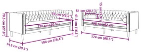 ΚΑΝΑΠΕΣ CHESTERFIELD ΣΕΤ 2 ΤΕΜ. ΜΕ ΣΤΗΡΙΓΜΑΤΑ ΠΡΑΣΙΝΟ ΒΕΛΟΥΔΟ 3209293