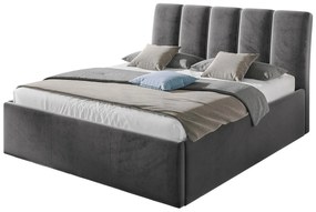 Επενδυμένο κρεβάτι Sensi-Gkri-140 x 200
