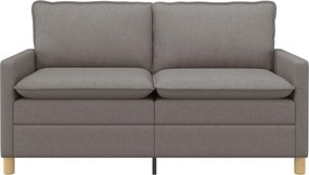 vidaXL Καναπές Taupe Ύφασμα
