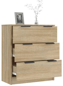 vidaXL Συρταριέρα Sonoma Δρυς 60 x 30 x 70 εκ. από Επεξεργασμένο Ξύλο