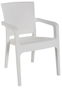 Καρέκλα - Πολυθρόνα Halcyon PP λευκό 57.5x59.5x86 εκ.