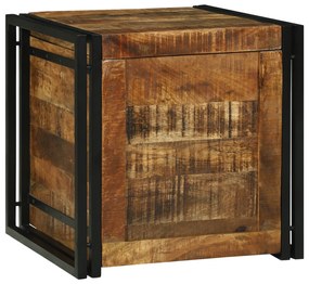 vidaXL Κουτί Αποθήκευσης 50 x 50 x 50 εκ - Στερεό Ξύλο Μάνγκο