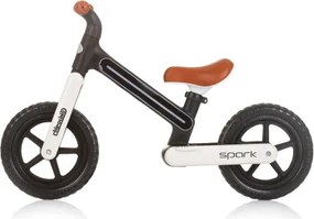 Spark Loopfiets met Lichteffect 12 Inch Junior Black/White
