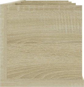 vidaXL Ράφι Τοίχου για CD Sonoma Δρυς 75 x 18 x 18 εκ. από Επεξ. Ξύλο