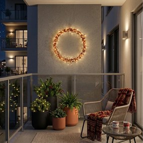 ΕΠΟΧΙΑΚΆ ΦΩΤΕΙΝΆ ΣΤΟΙΧΕΊΑ RING 58CM 500LED WARM WHITE AX8107070
