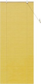 vidaXL Ρόλερ Κίτρινο 80 x 220 cm Μπαμπού