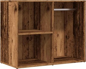 vidaXL Ντουλάπι ντύσιμο Παλιό ξύλο 80x40x65 cm Κατασκευασμένο ξύλο