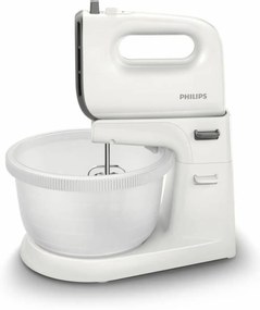 μίξερ-ζυμωτήριο με μπολ Philips HR3745/00 Λευκό 450 W 3 L