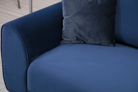Corner Sofa-Bed Image Corner Right ( L3-Chl ) - Navy Blue Navy Blue