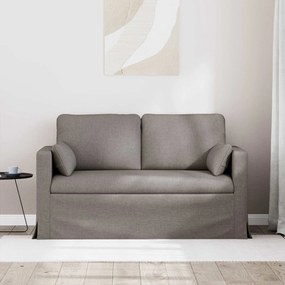 vidaXL Καναπές Taupe 139 x 78 x 80 εκ ύφασμα