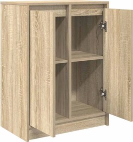 vidaXL Συρταριέρα Sonoma Δρυς 57x34x76 εκ. Επεξεργασμένο Ξύλο