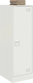 vidaXL Μπουφές Λευκός 34,5x39x107 εκ. από Ατσάλι