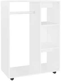 vidaXL Ντουλάπα Λευκή 80 x 40 x 110 εκ. από Επεξ. Ξύλο