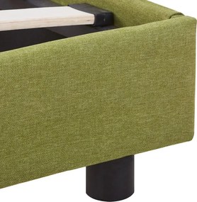 vidaXL Πλαίσιο Κρεβατιού Πράσινο 90 x 200 εκ. Υφασμάτινο