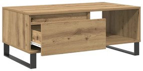 vidaXL Τραπεζάκι Σαλονιού Αρτισιανή Δρυς 90x50x36,5εκ Επεξεργασμ. Ξύλο