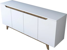 Μπουφές Λευκό / Καρυδιά GD 180x45x78,6