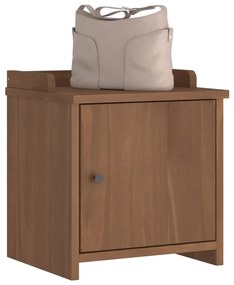 Πάγκος διαδρόμου "SANDNES" 45x40x50 εκ.Πεύκο μασίφ ξύλο