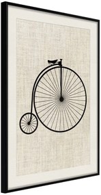 Αφίσα - Penny-Farthing - 30x45 - Μαύρο - Με πασπαρτού