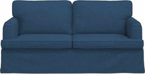 vidaXL Καναπές Μπλε 162 x 80 x 85 εκ ύφασμα