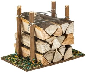 Διακοσμητική Μινιατούρα Βάση με ξύλα