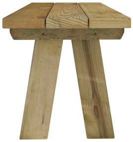 vidaXL Παγκάκι Κήπου 110 εκ. από Εμποτισμένο Μασίφ Ξύλο Πεύκου