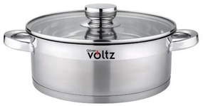 Κατσαρόλα Oliver Voltz OV51210Q28, 6 l, 28 x 10 cm, Ρηχό, Επαγωγικό, Χοντρό πάτο, Inox