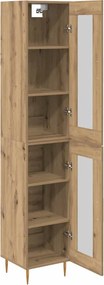 vidaXL Highboard 2 pcs Artisan Oak 34,5 x 34 x 180 εκ.