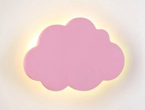 Παιδικό φωτιστικό τοίχου απλίκα Συννεφάκι Led Holma Pink ZM44LEDW24P ACA