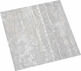 vidaXL Πλάκες Δαπέδου 55 pcs Γκρι 5,11 τ.μ. PVC