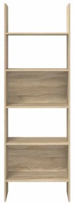 vidaXL Βιβλιοθήκη Χρώμα Sonoma Δρυς 60 x 35 x 180 εκ. από Επεξ. Ξύλο
