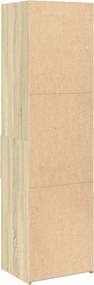 vidaXL Ντουλάπι Sonoma Δρυς 50x42,5x185 εκ. από Επεξεργασμένο Ξύλο