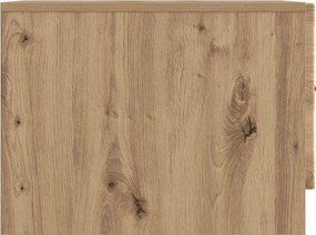 vidaXL Τραπεζάκι σαλονιού Artisan Δρυς 49 x 50 x 37 εκ.