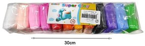 Πλαστελίνη play foam 12τμχ – Super clay 3+