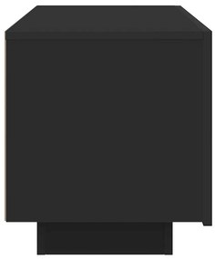 vidaXL Έπιπλο Τηλεόρασης Μαύρο 100 x 35 x 40 εκ. Επεξ. Ξύλο