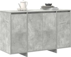 vidaXL Πλαϊνό γραφείο Γκρι σκυροδέματος 120 x 41 x 75 εκ.