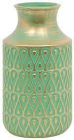 Βάζο Κεραμικό 373-122-774 13,5x26cm Green Ceramic