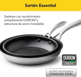 Τηγάνι Castey EA-S28 Γκρι Ανοξείδωτο ατσάλι Ø 28 cm