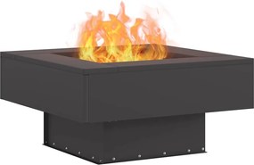 vidaXL Φωτιά Μαύρο 60 x 60 x 30 cm Ατσάλι